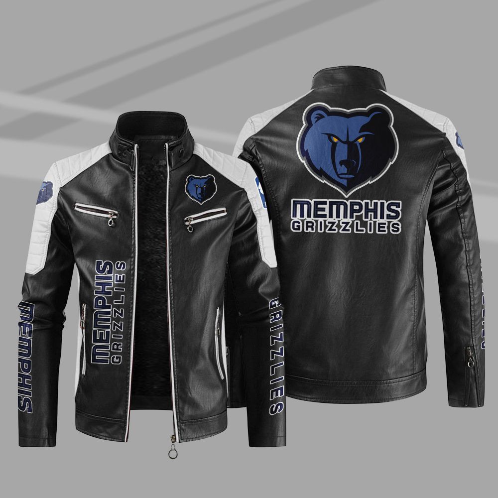 Memphis Grizzlies NBA Leather Jacket