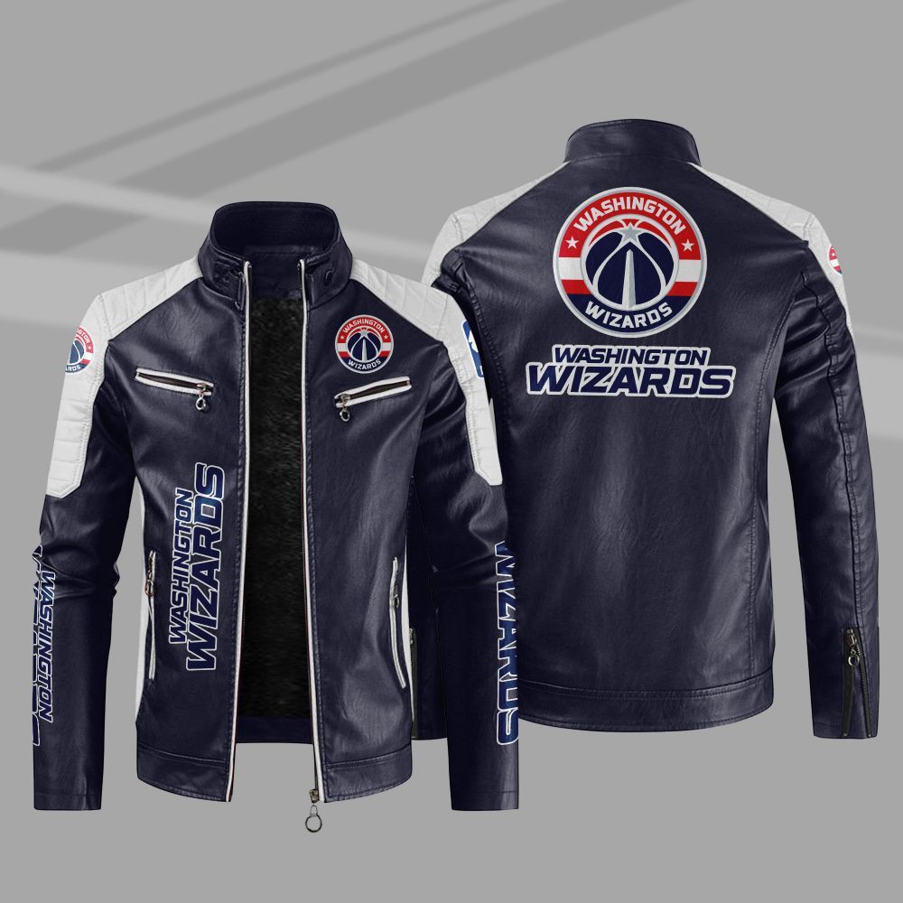 Washington Wizards NBA Leather Jacket