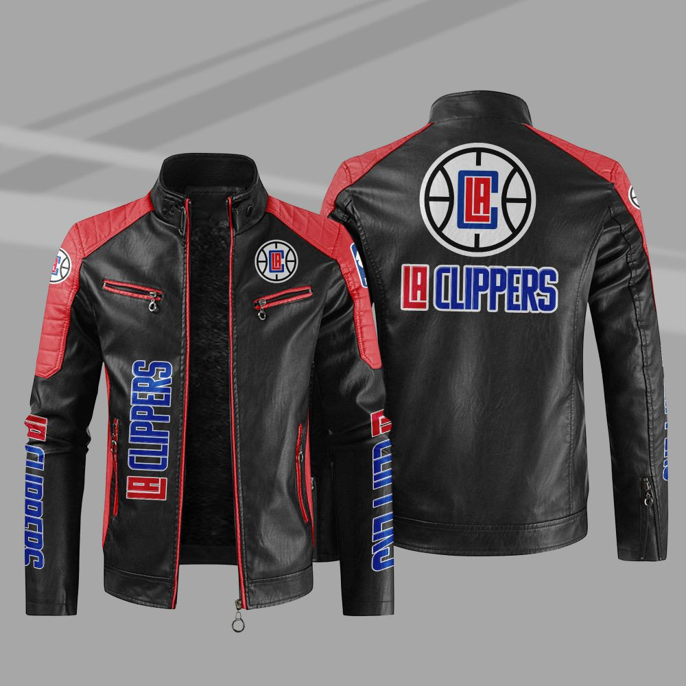 Los Angeles Clippers NBA Leather Jacket