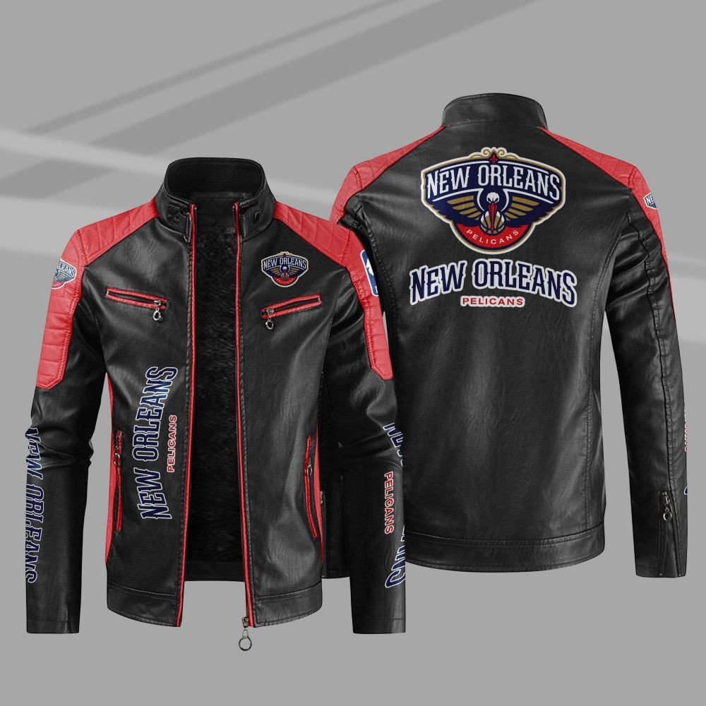 New Orleans Pelicans NBA Leather Jacket
