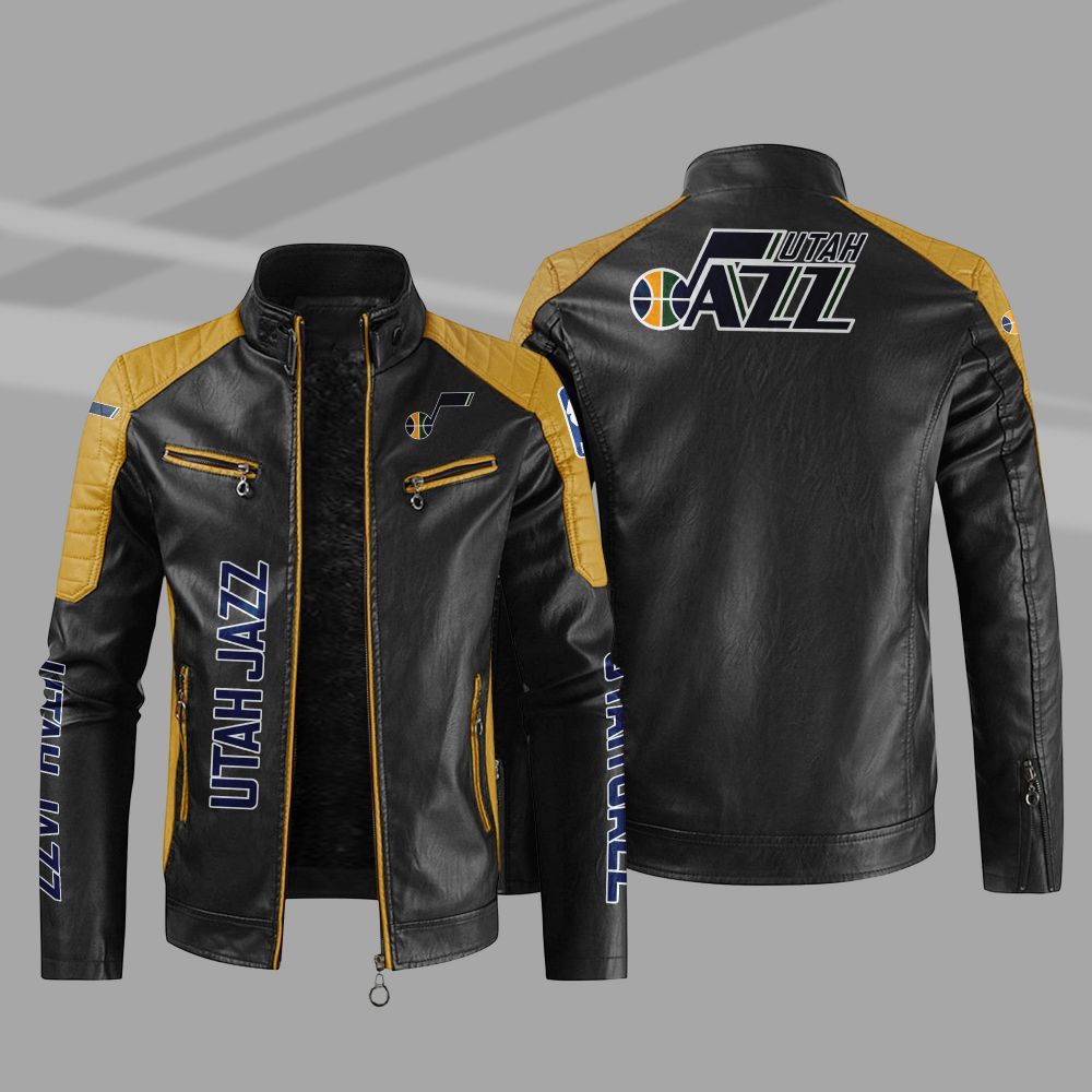 Utah Jazz NBA Leather Jacket