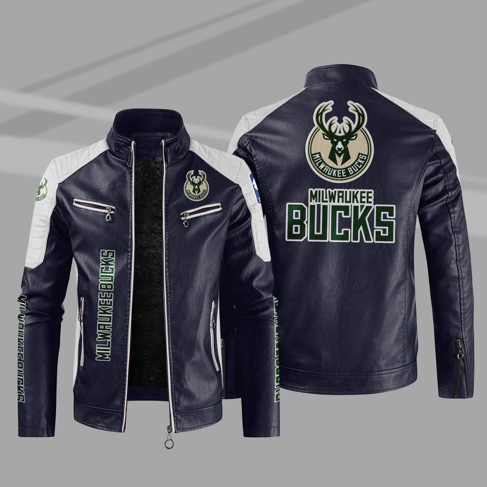 Milwaukee Bucks NBA Leather Jacket