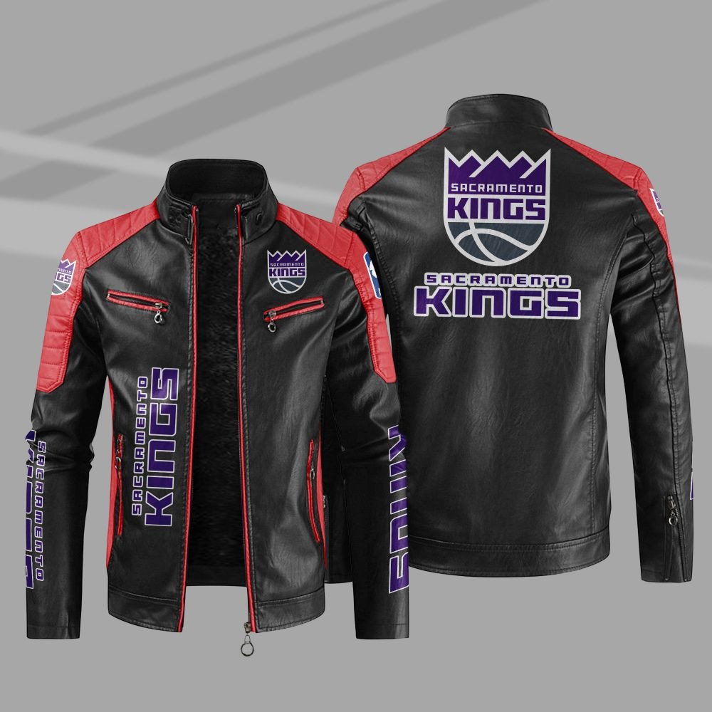 Sacramento Kings NBA Leather Jacket