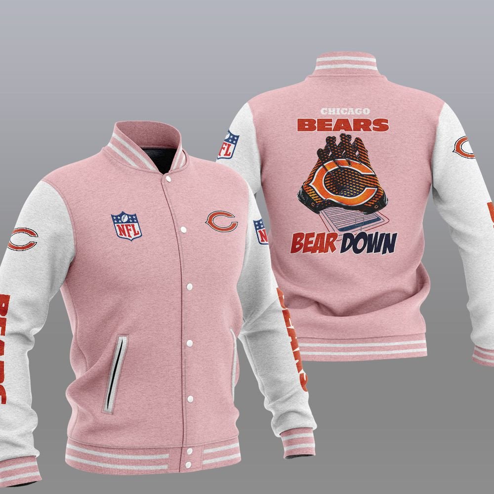 Chicago Bears Bear Down Varsity Jacket