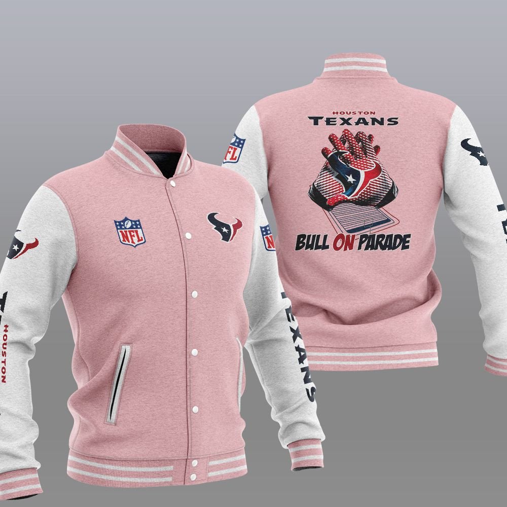 Houston Texans Bull On Parade Varsity Jacket