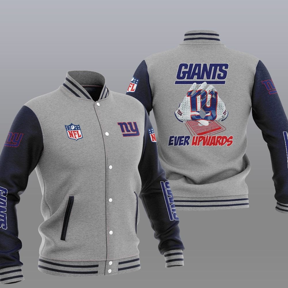 New York Giants Ever Upwards Varsity Jacket