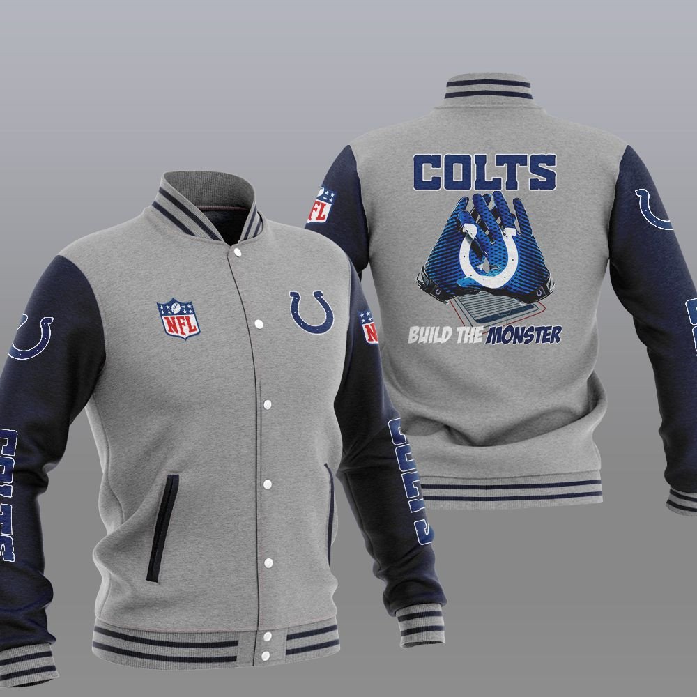 Indianapolis Colts Build The Monster Varsity Jacket