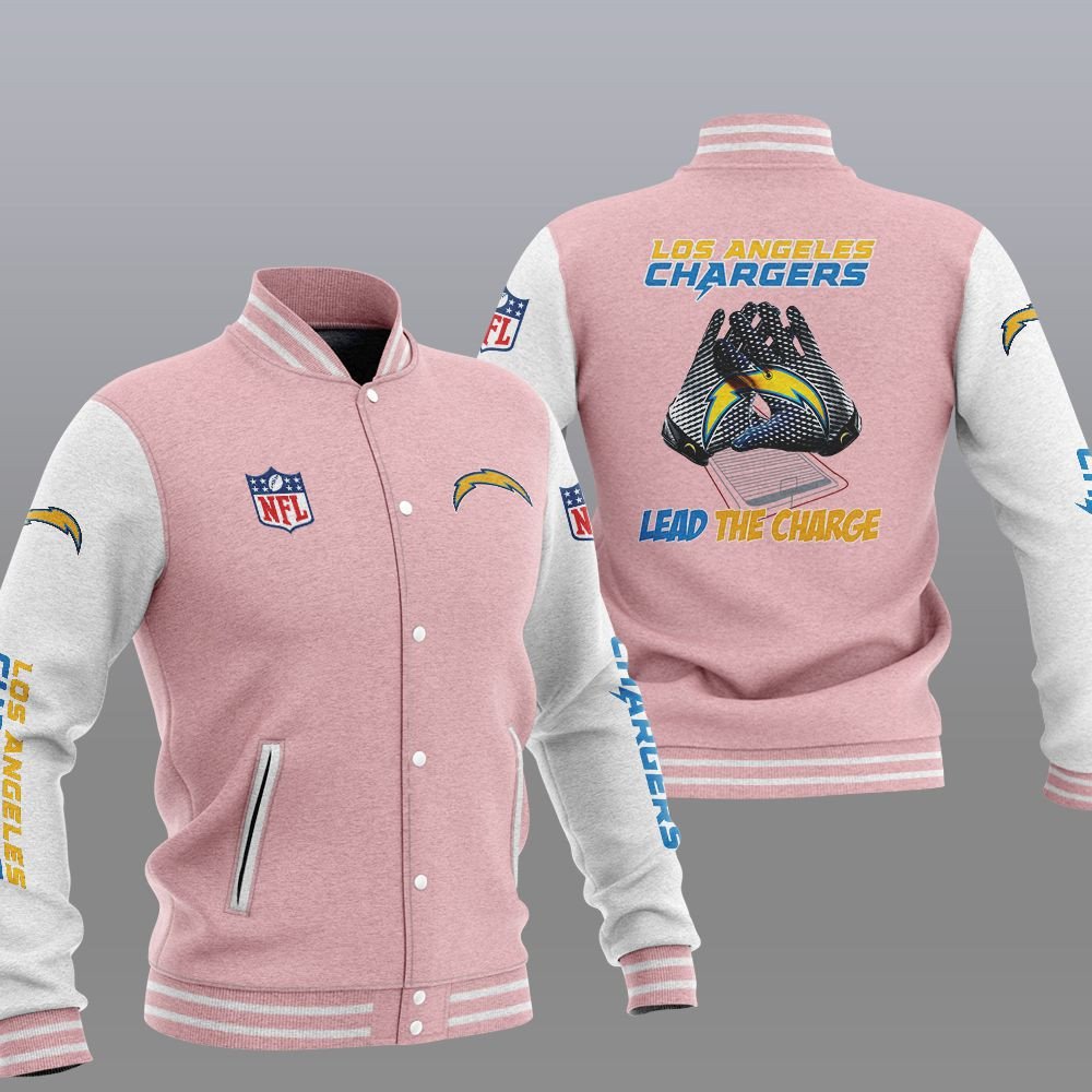 Los Angeles Chargers Lead The Charge Varsity Jacket