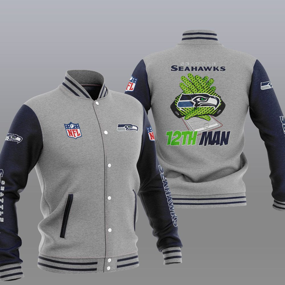 Seattle Seahawks 12th Man Varsity Jacket