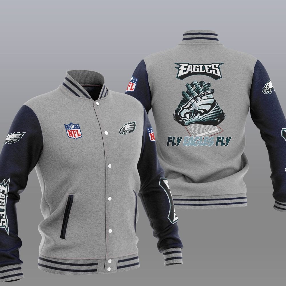Philadelphia Eagles Play Eagles Fly Varsity Jacket