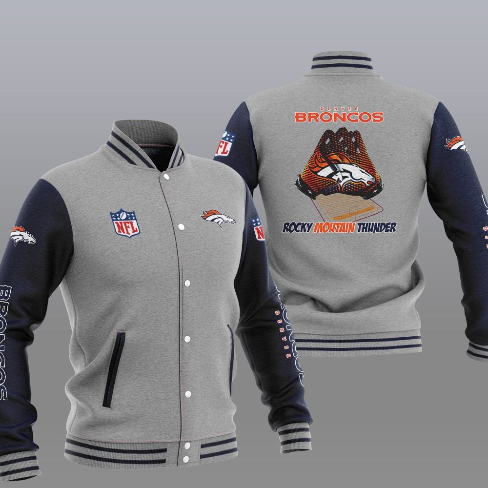 Denver Broncos Rocky Mountain Thunder Varsity Jacket