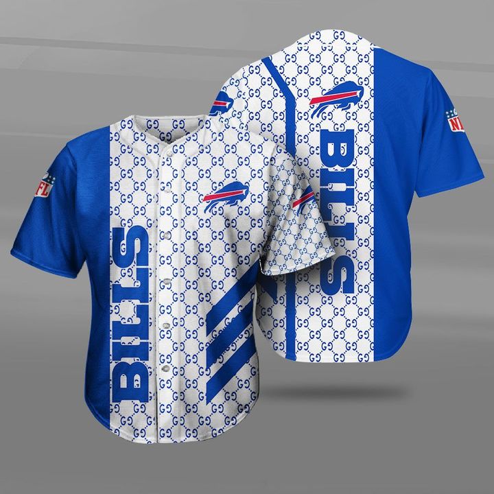 Buffalo Bills NFL Gucci Baseball Jersey