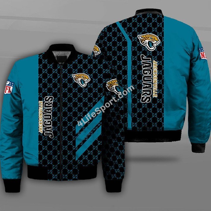 Jacksonville Jaguars NFL Gucci Bomber Jacket