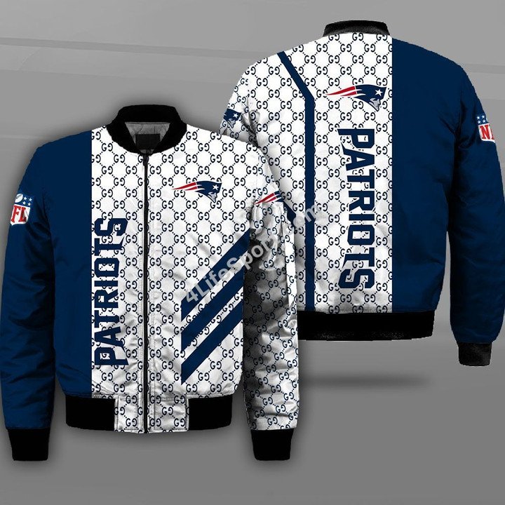 New England Patriots NFL Gucci Bomber Jacket
