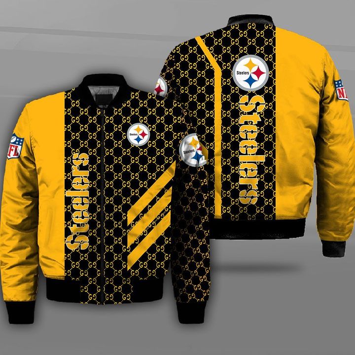 Pittsburgh Steelers NFL Gucci Bomber Jacket
