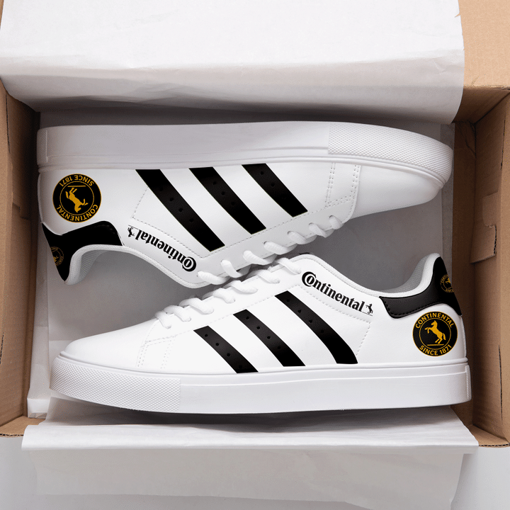 Continental Black And White Stan Smith Low Top Shoes
