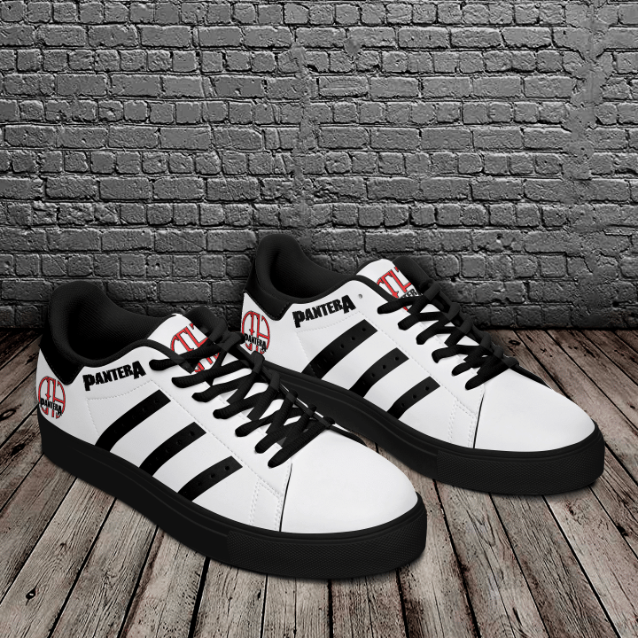 Pantera Black And White Stan Smith Low Top Shoes