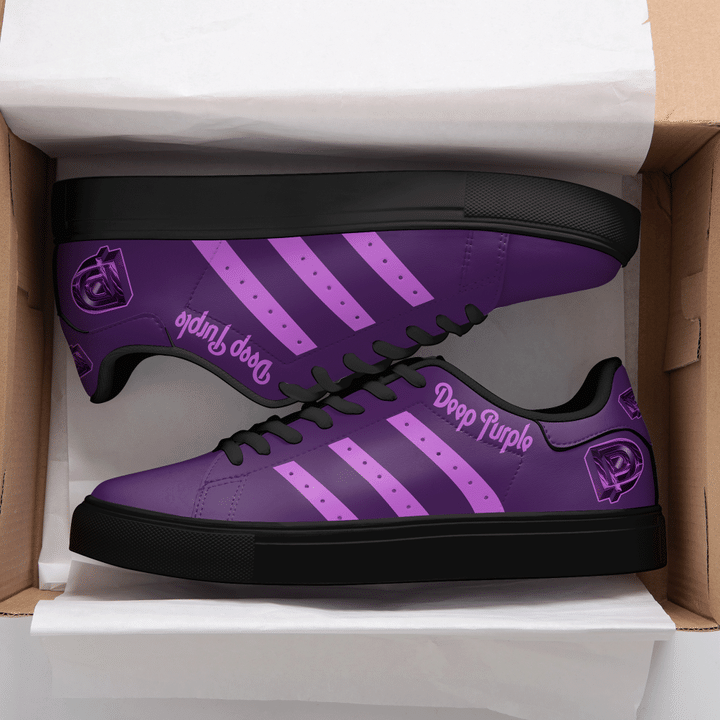 Deep Purple Color Stan Smith Low Top Shoes