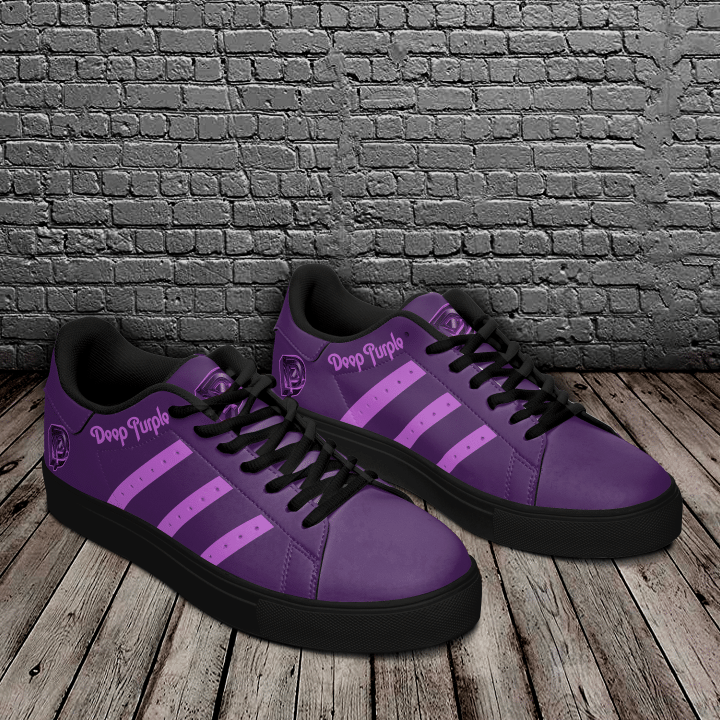 Deep Purple Color Stan Smith Low Top Shoes
