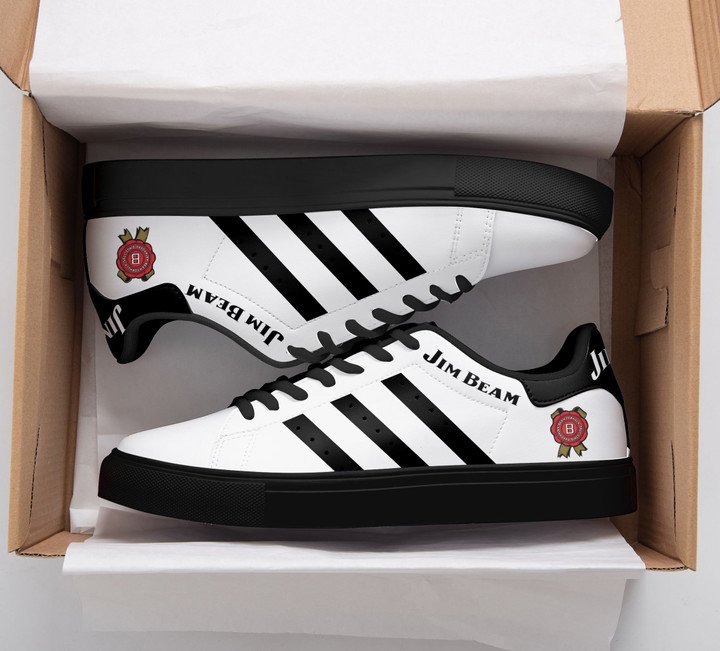 Jim Beam Black And White Stan Smith Low Top Shoes