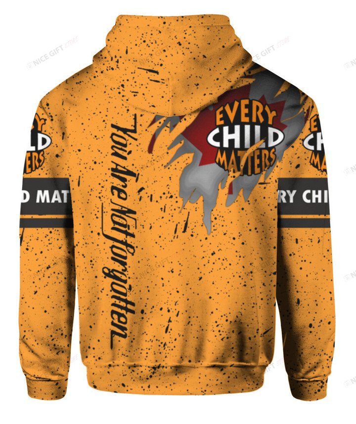 Every Child Matters Yellow Dirty Vector 3D Hoodie