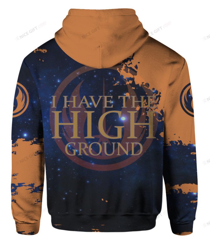 I Have The High Ground 3D Hoodie