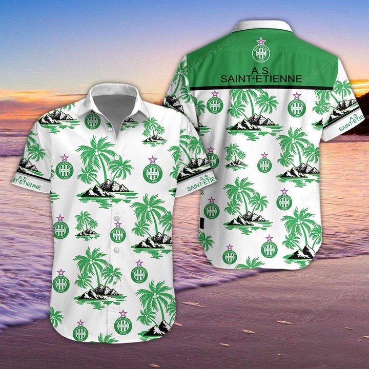 AS Saint-Etienne Hawaiian Shirt