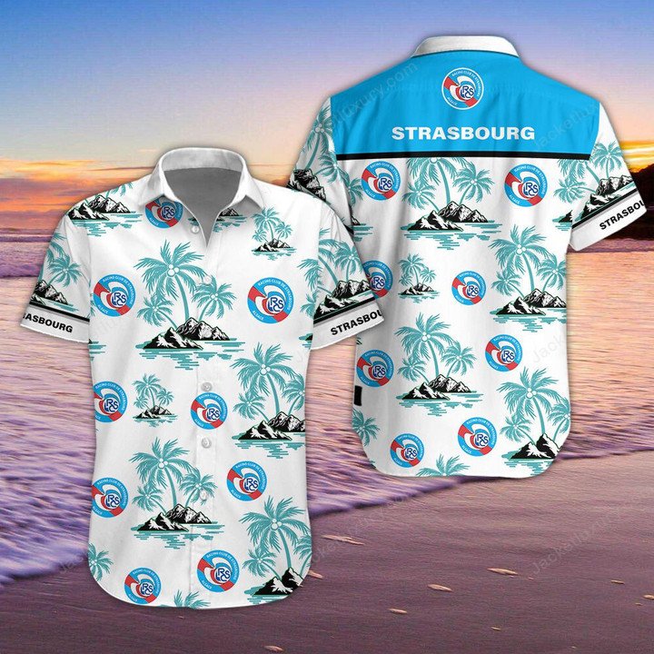 RC Strasbourg Alsace Hawaiian Shirt