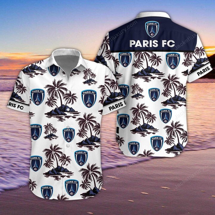 Paris FC Hawaiian Shirt