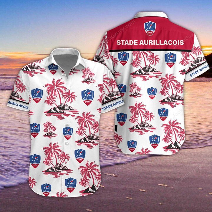 Stade Aurillacois Cantal Auvergne Hawaiian Shirt