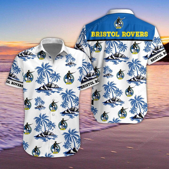 Bristol Rovers Hawaiian Shirt