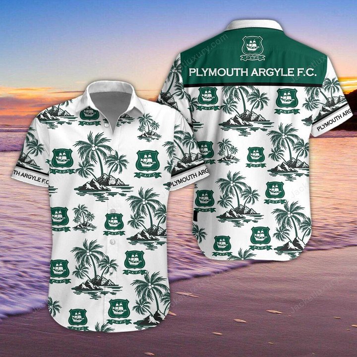 Plymouth Argyle FC 2022 Hawaiian Shirt
