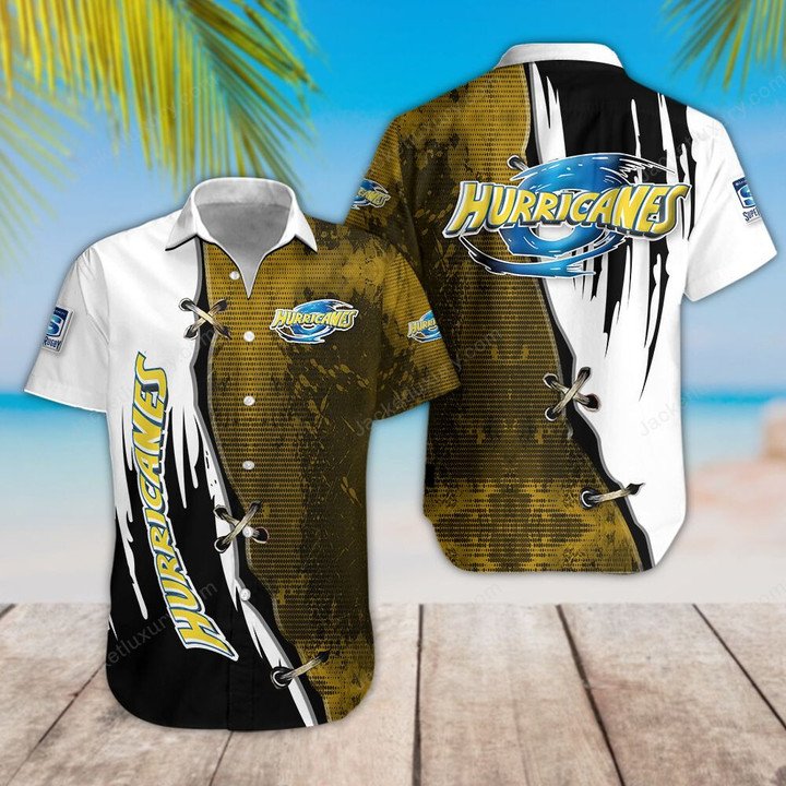 NRL Hurricanes Hawaiian Shirt
