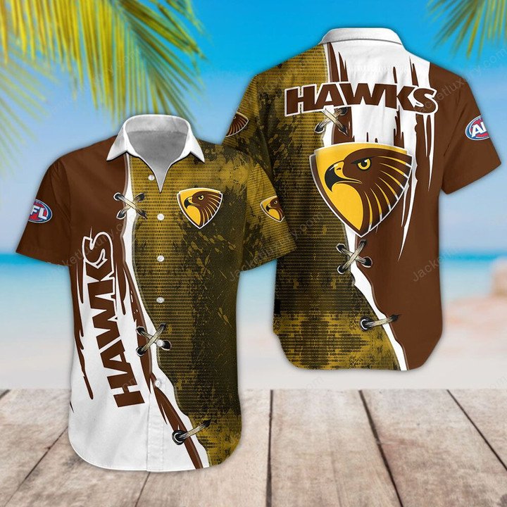 Hawthorn Football Club AFL 2022 Hawaiian Shirt