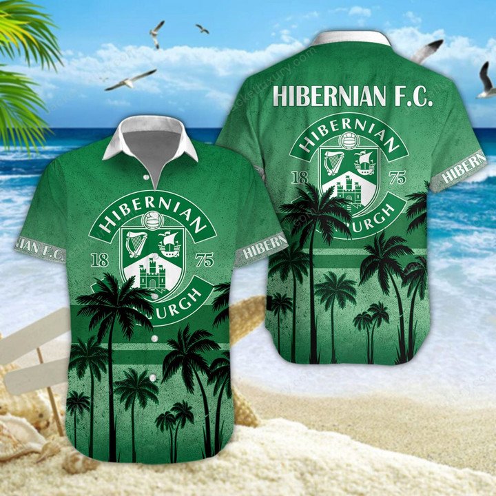Hibernian F.C. Hawaiian Shirt