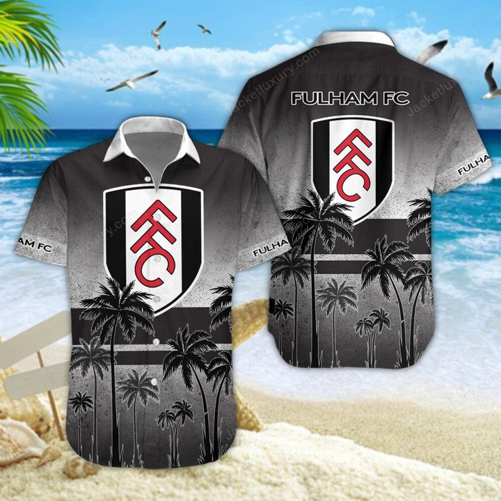 Fulham F.C Palm Tree Hawaiian Shirt