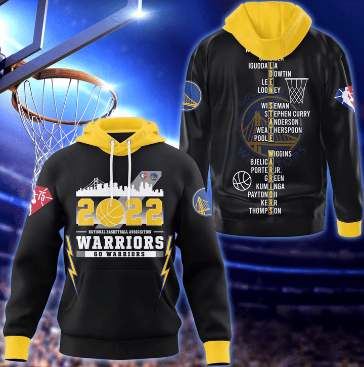 NBA Golden State Warriors 2022 Champions 3D Hoodie