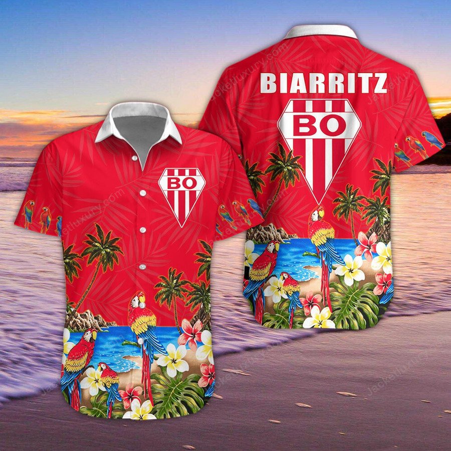 Biarritz Olympique Rugby Hawaiian Shirt