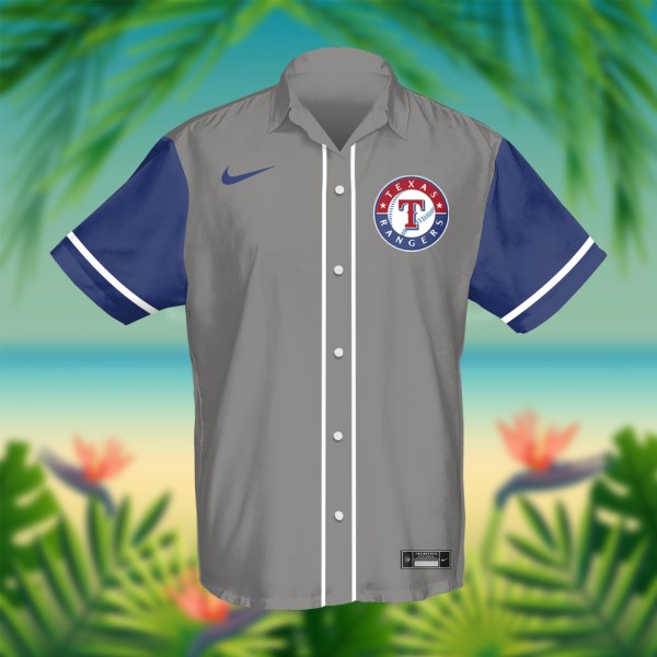 Texas Rangers MLB Personalized Hawaiian Shirt