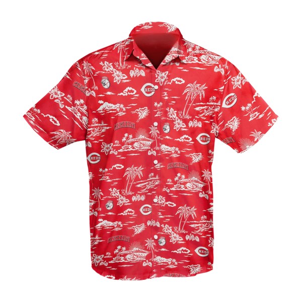 Cincinnati Reds MLB Palm Tree Hawaiian Shirt