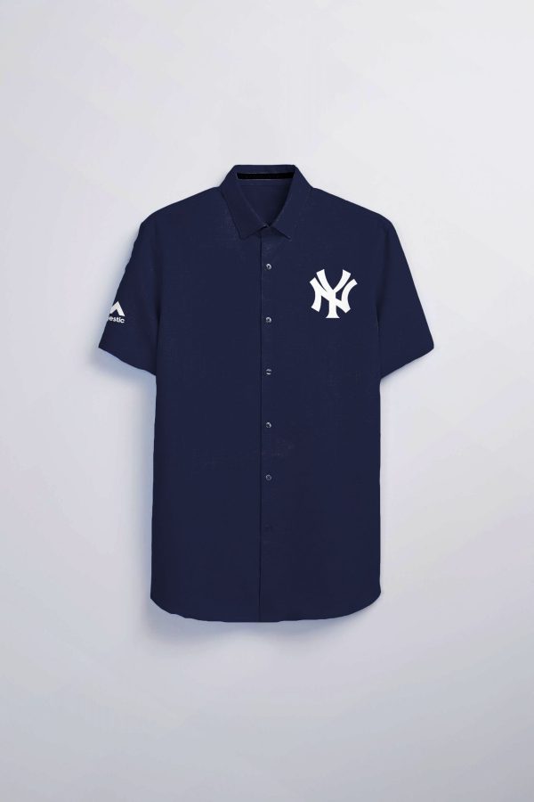 NFL New York Yankees Navy Personalized Hawaiian Shirt