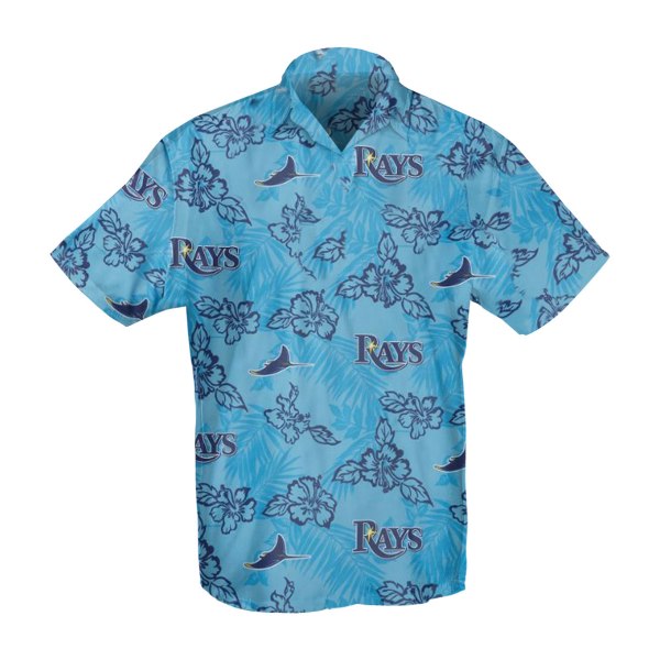 Tampa Bay Rays MLB Hibiscus Hawaiian Shirt