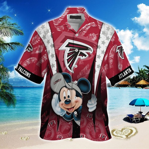 Atlanta Falcons NFL And Mickey Hawaiian Shirt