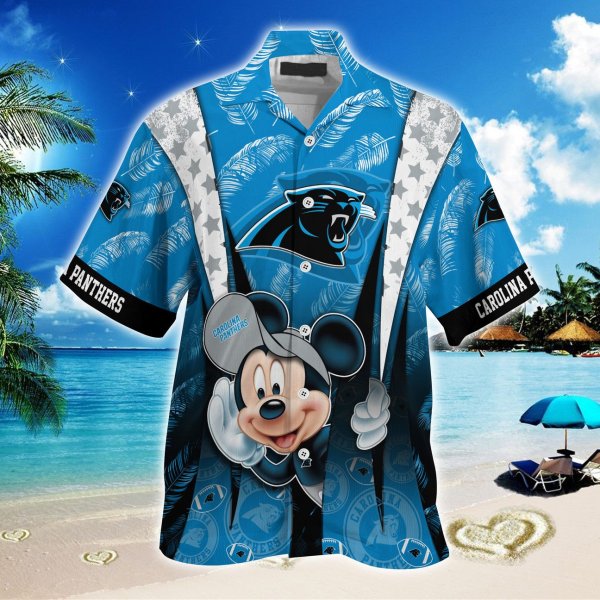 Carolina Panthers NFL And Mickey Hawaiian Shirt