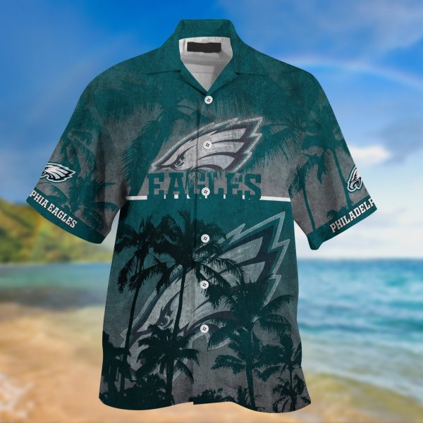 Philadelphia Eagles NFL Aloha Hawaiian Shirt