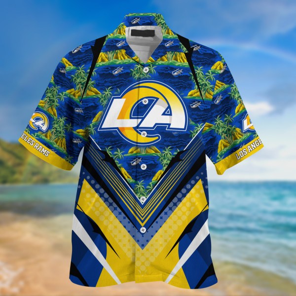 Los Angeles Rams NFL Tropical Hawaiian Shirt