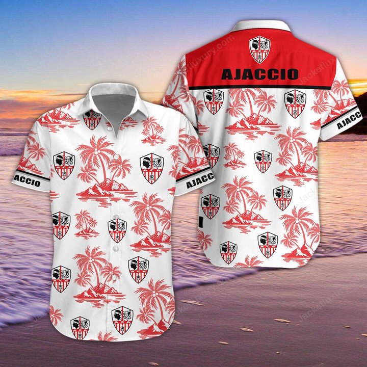 AC Ajaccio Hawaiian Shirt