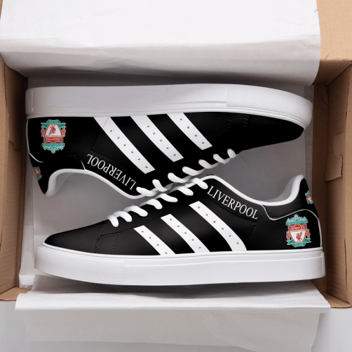 Liverpool Black And White 3D Over Printed Stan Smith Shoes