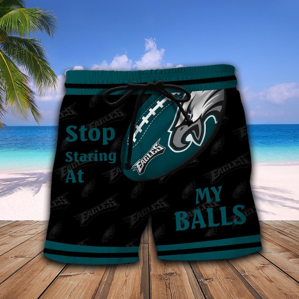 Philadelphia Eagles NFL Stop Staring At My Balls Men Short