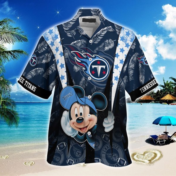 Tennessee Titans NFL Mickey Mouse Hawaiian Shirt